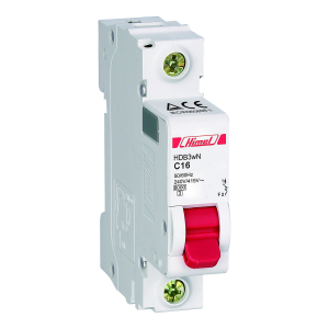 Miniature Circuit Breaker HDB3W - 18 mm AC - C - 1P - 3 kA - 3 A